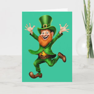 St. Patrick's Day kabouter  Kaart