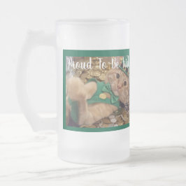 St. Patrick's Day Kabouter Kat  Matglas Bierpul