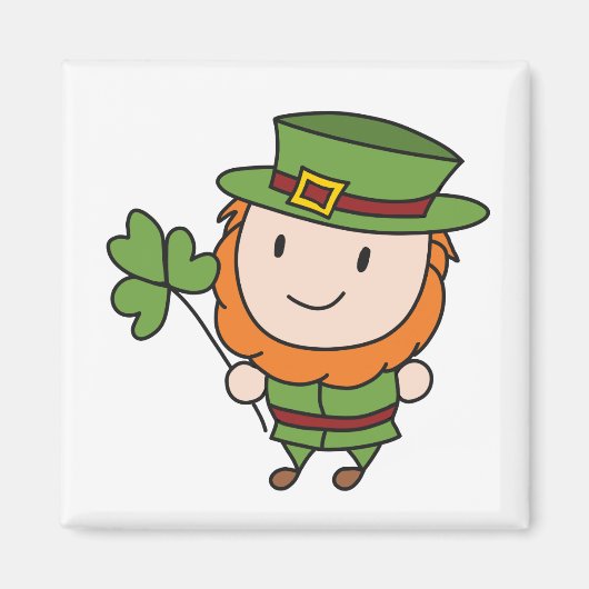 St. Patrick's Day Kabouter Magneet (Voorkant)
