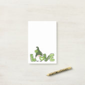 St. Patrick's Day Kabouter Post-it® Notes (Op bureau)