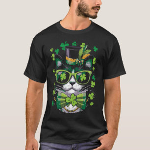 St. Patrick's Day Kat Vlinderdas Smoking St. Patri T-shirt