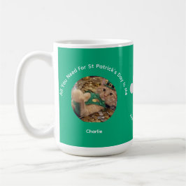 St. Patrick's Day kattenfoto speciale mok