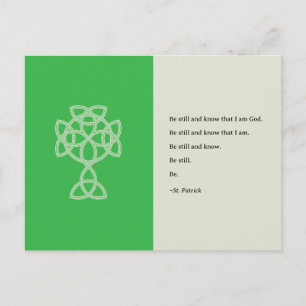 St. Patrick's Day Keltisch Kruis St. Patrick cit Feestdagenkaart