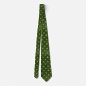 St. Patrick's Day Keltisch Triskele-patroon Groen  Stropdas (Achterkant)