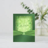 St. Patrick's Day Keltische Liefdesknoop Antwoordk RSVP Kaartje (Staand voorkant)