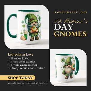 St. Patrick's Day Keramische Mok