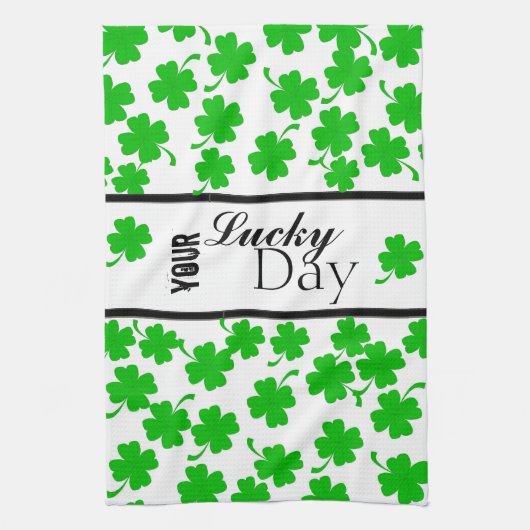 St. Patrick's Day Keukenhanddoek (Verticaal)