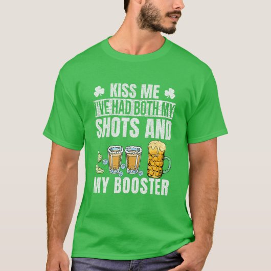 St Patrick's Day Kiss dat ik zowel mijn schoenen h T-shirt (Voorkant)