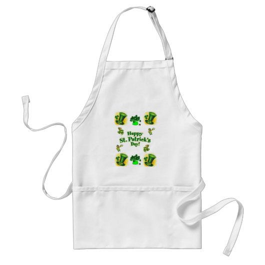 St. Patrick's Day Kitchen Schort (Voorkant)