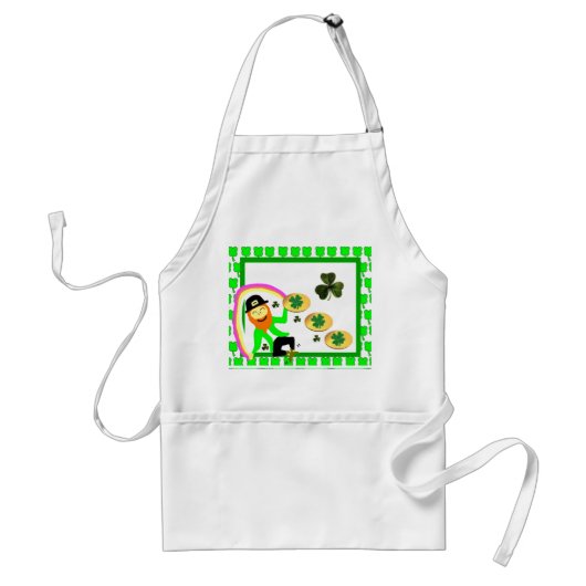 St. Patrick's Day Kitchen Schort (Voorkant)