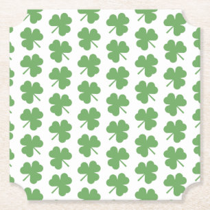 St. Patrick's Day Klaver Papier Onderzetters