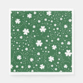 St Patrick's Day Klaver Pattern Servet (Voorkant)