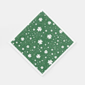 St Patrick's Day Klaver Pattern Servet (Hoek)