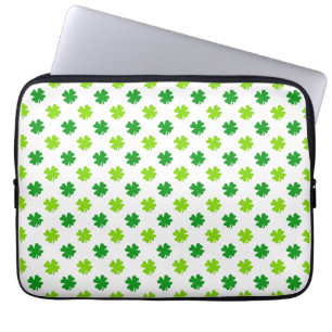 St. Patrick's Day Klaverbladeren Pattern-54601 Laptop Sleeve