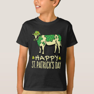 St Patricks Day Koe Boerderij T-shirt