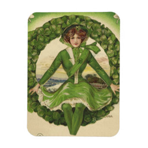  St. Patrick's Day, Krans met Irish Lass Magneet
