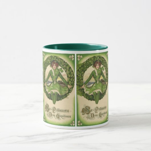 St. Patrick's Day, Krans met Irish Lass Mok (Midden)