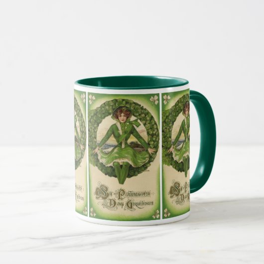  St. Patrick's Day, Krans met Irish Lass Mok (Voorkant rechts)