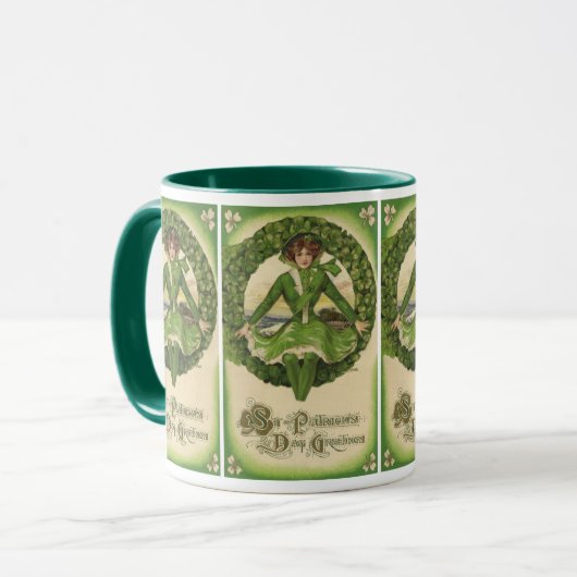 St. Patrick's Day, Krans met Irish Lass Mok (Voorkant links)