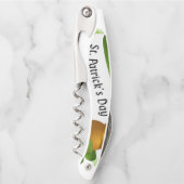 St. Patrick's Day Kurkentrekker Bottle Open (Voorkant)