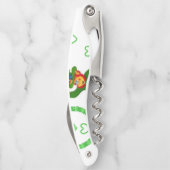 St. Patrick's Day Kurkentrekker Bottle Open (Achterkant)