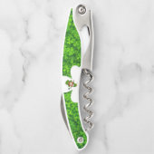 St. Patrick's Day Kurkentrekker Bottle Open (Achterkant)