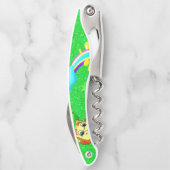 St. Patrick's Day Kurkentrekker Bottle Open (Achterkant)