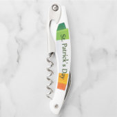 St. Patrick's Day Kurkentrekker Bottle Open Beer (Voorkant)