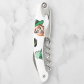 St. Patrick's Day Kurkentrekker Bottle Open Beer (Achterkant)