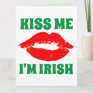 ST. PATRICK'S DAY KUS ME IK BEN IERS KAARTEN