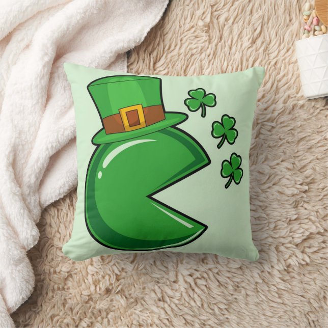 St. Patrick's Day Kussen - Leuke groene Cartoon (Deken)