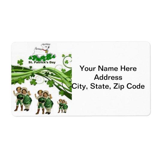 St. Patrick's Day Labels (Voorkant)