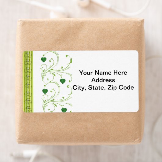 St. Patrick's Day Labels Clover (Insitu)