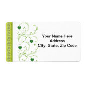 St. Patrick's Day Labels Clover (Voorkant)