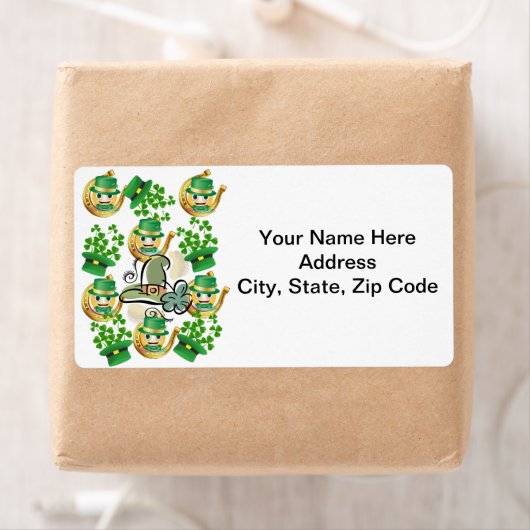 St. Patrick's Day Labels Hoefijzer (Insitu)