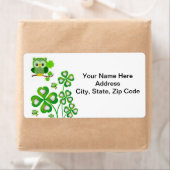 St. Patrick's Day Labels Owl (Insitu)