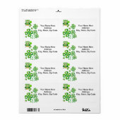 St. Patrick's Day Labels Owl (Full Sheet)