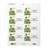 St. Patrick's Day Labels Penguin (Full Sheet)