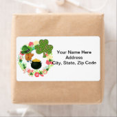 St. Patrick's Day Labels Teddy Bear (Insitu)