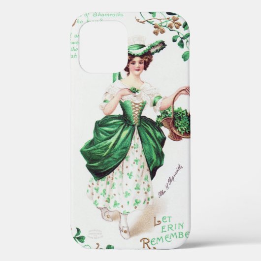 St. Patrick's Day Lady, Case-Mate iPhone Case (Achterkant)