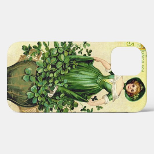 St. Patrick's Day Lady, Case-Mate iPhone Case (Achterkant (horizontaal))