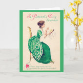 St. Patrick's Day Lady,  Kaart (Gele Bloem)