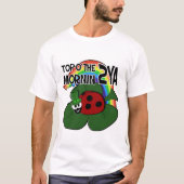 St Patrick's Day Ladybug T-Shirts (Voorkant)
