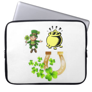 St. Patrick's Day Laptop Slaap Sleeve