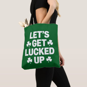St. Patrick's Day Laten we geluk hebben Ierse klav Draagtas