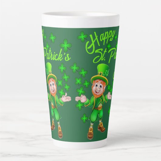 St. Patrick's Day Latte Mug (Devant)