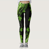 St Patrick's Day Leggings Saint Patrick Pants (Devant)