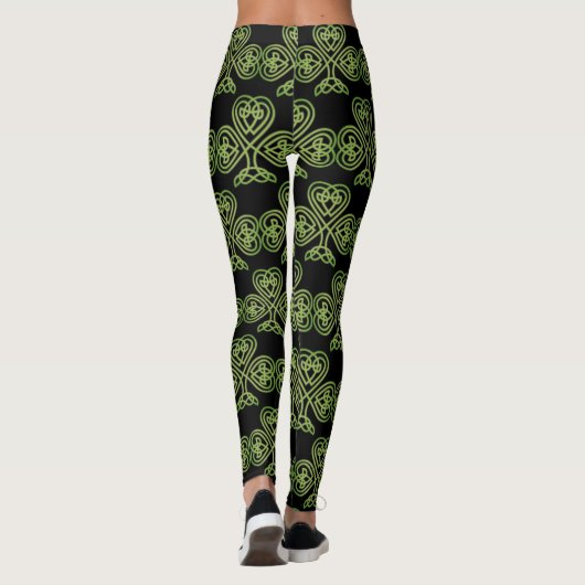 St Patrick's Day Leggings Saint Patrick Pants (Dos)