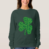 St. Patrick's Day Leopard Shamrock Shirt - Cheetah (Voorkant)