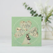 St. Patrick's Day Leprechaun Bedankkaart (Staand voorkant)